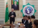 На встрече в посольстве Туркменистана